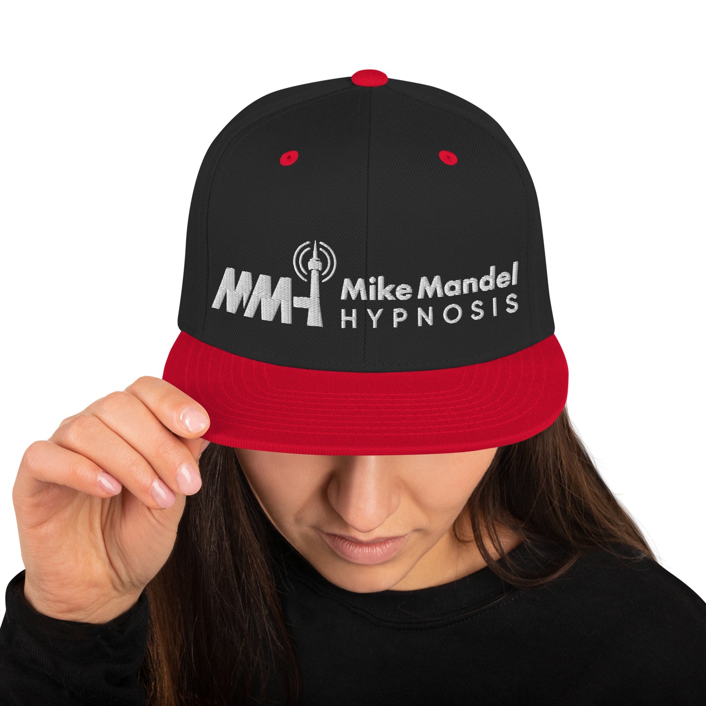 Mike Mandel Hypnosis Light Plain Logo Snapback Hat