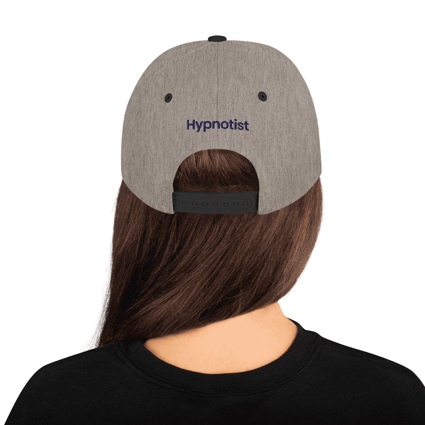 Mike Mandel Hypnosis Dark Plain Logo Snapback Hat