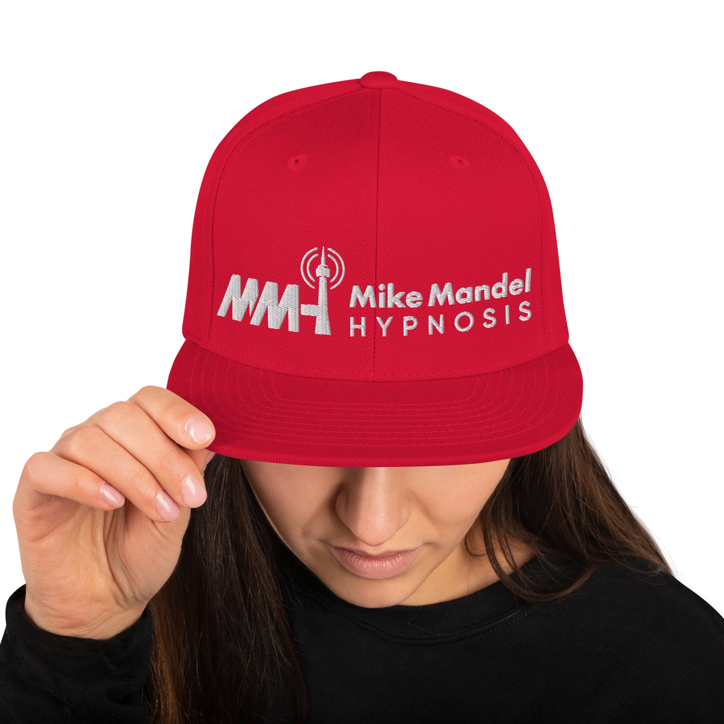 Mike Mandel Hypnosis Light Plain Logo Snapback Hat