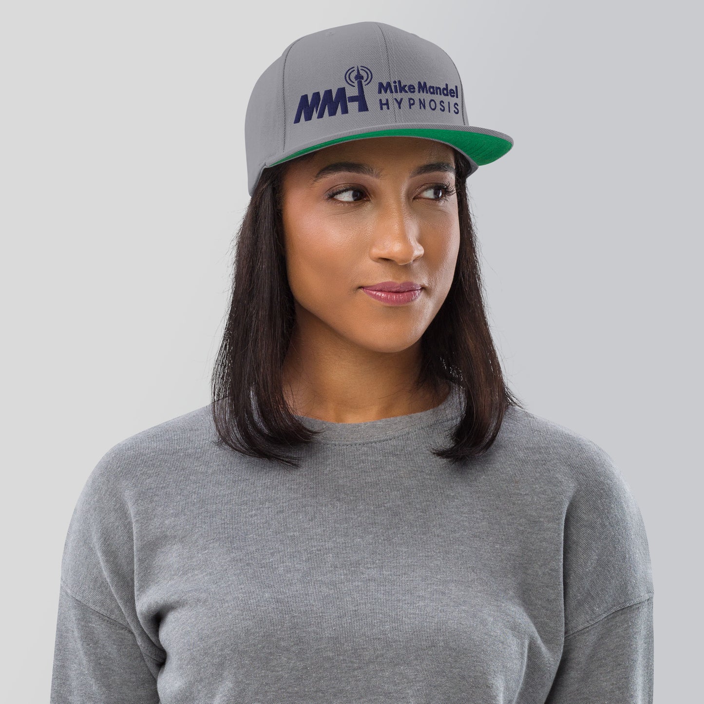 Mike Mandel Hypnosis Dark Plain Logo Snapback Hat