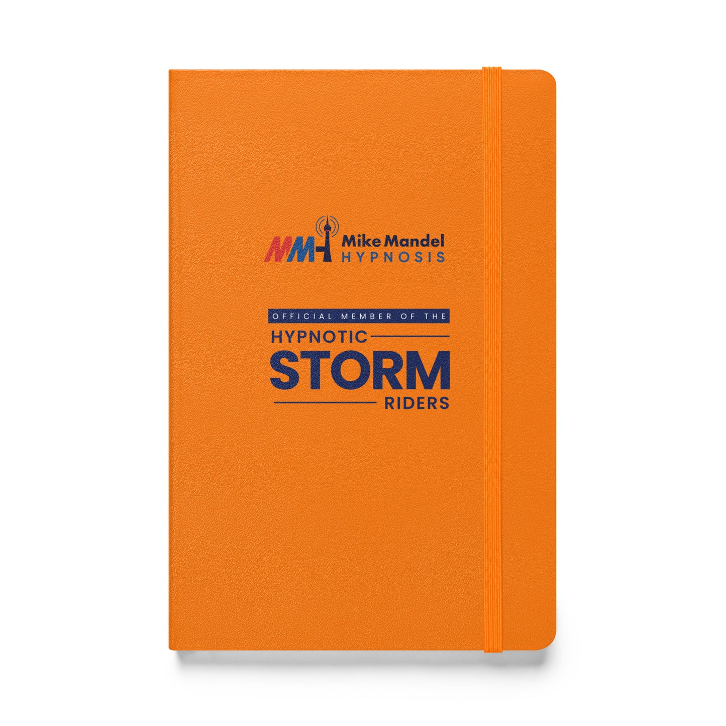 Official Mike Mandel Hypnosis StormRider Colored Logo Hardcover Bound Notebook