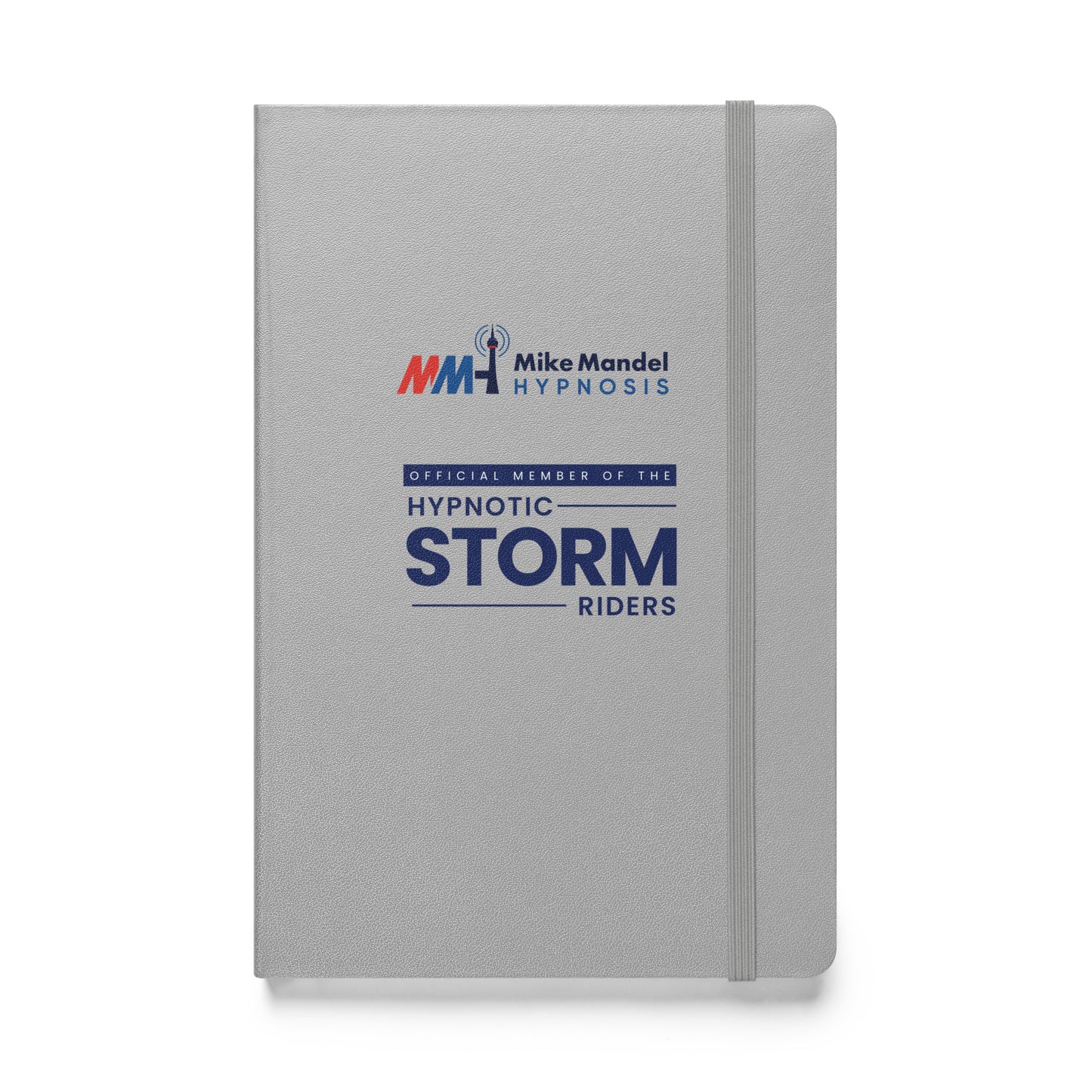 Official Mike Mandel Hypnosis StormRider Colored Logo Hardcover Bound Notebook