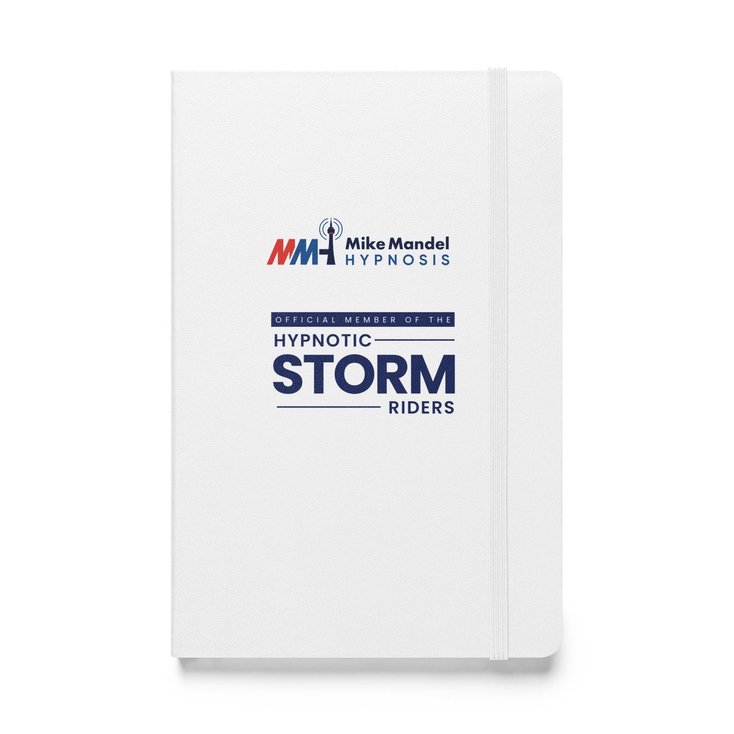 Official Mike Mandel Hypnosis StormRider Colored Logo Hardcover Bound Notebook