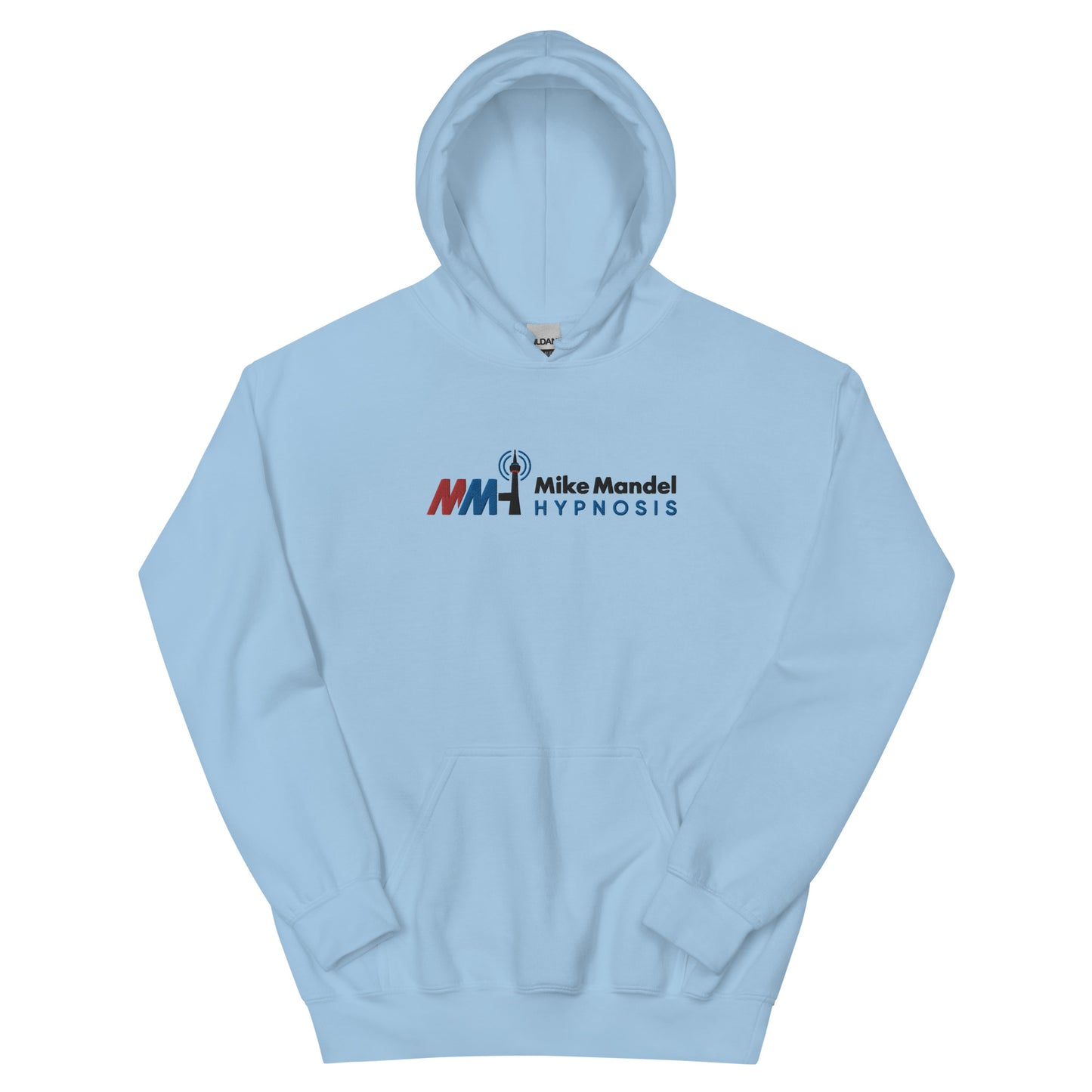 Simple Mike Mandel Hypnosis Hoodie Colored Logo Light