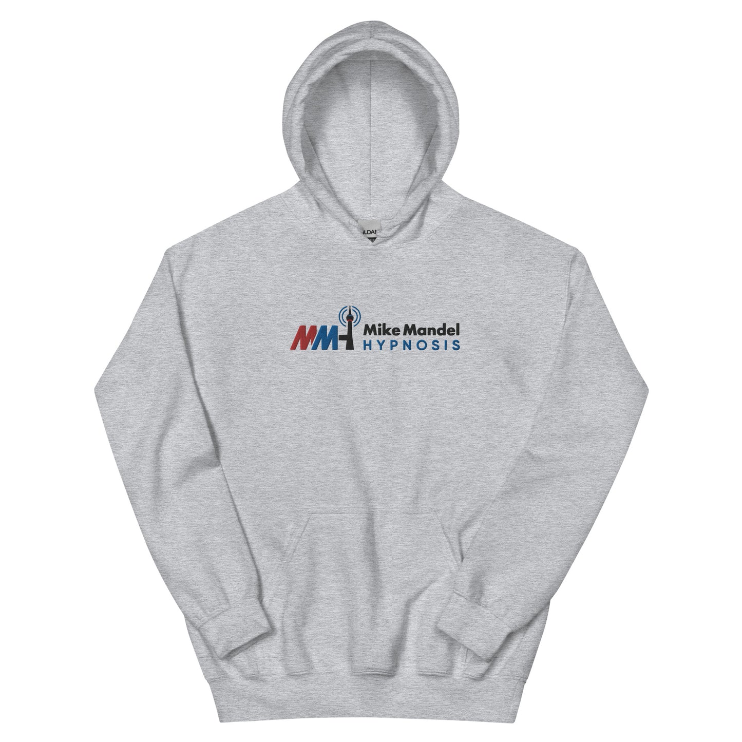 Simple Mike Mandel Hypnosis Hoodie Colored Logo Light